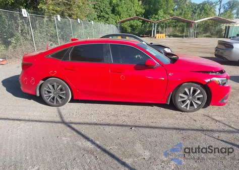 2023 Honda Civic Ex /Ex W/O Bsi из США, поврежденный, VIN 2HGFE1F70PH311067